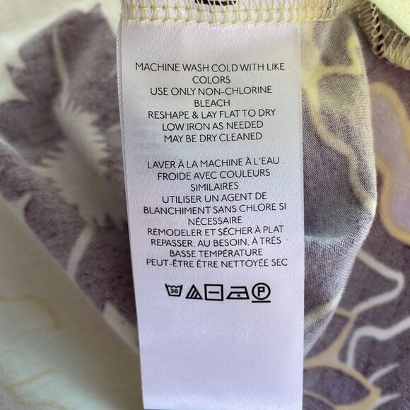 Anthropologie Maeve Floral Cinched Flutter Sleeve Top. Size Small Petite… - Picture 12 of 14